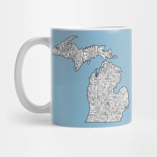 Michigan Map Mug